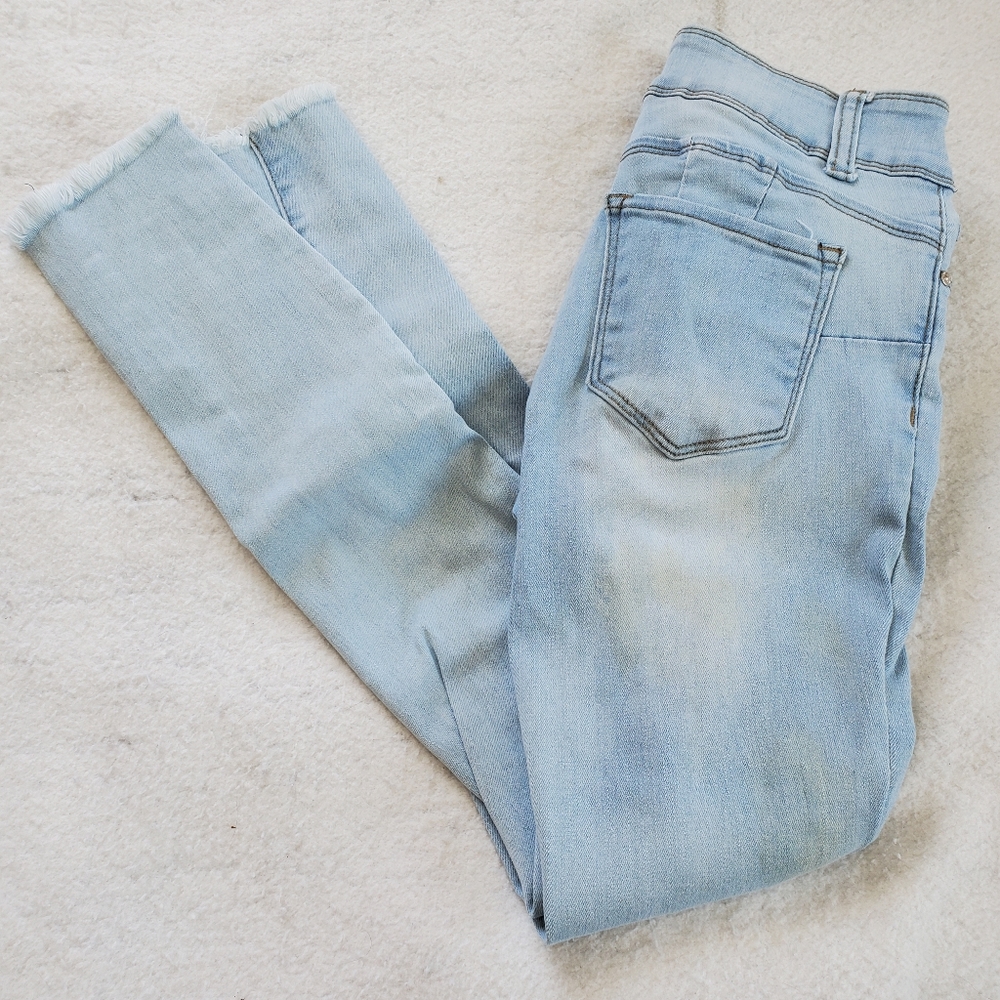 Blue Savvy Distressed Skinny Jeans, Sz 3/26